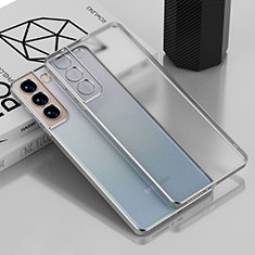 Ultra-thin Transparent TPU Soft Case Cover H04 for Samsung Galaxy S24 5G Silver