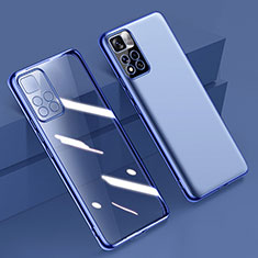 Ultra-thin Transparent TPU Soft Case Cover H04 for Xiaomi Mi 11i 5G (2022) Blue