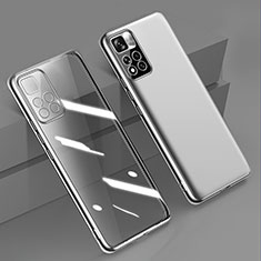 Ultra-thin Transparent TPU Soft Case Cover H04 for Xiaomi Mi 11i 5G (2022) Silver