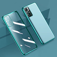 Ultra-thin Transparent TPU Soft Case Cover H04 for Xiaomi Poco M4 Pro 5G Green
