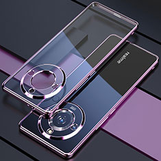 Ultra-thin Transparent TPU Soft Case Cover H05 for Realme Narzo 60 5G Purple