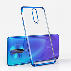 Ultra-thin Transparent TPU Soft Case Cover H05 for Xiaomi Redmi K30 4G Blue