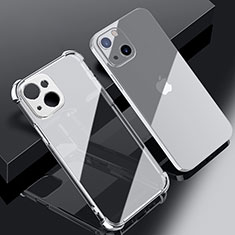 Ultra-thin Transparent TPU Soft Case Cover H06 for Apple iPhone 14 Silver