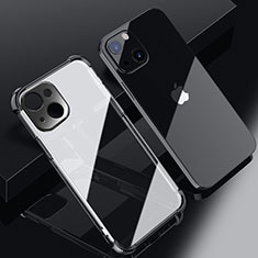 Ultra-thin Transparent TPU Soft Case Cover H06 for Apple iPhone 15 Plus Black