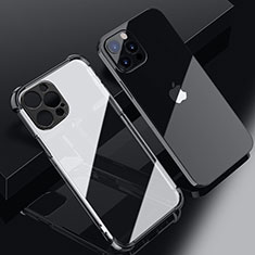 Ultra-thin Transparent TPU Soft Case Cover H06 for Apple iPhone 15 Pro Black