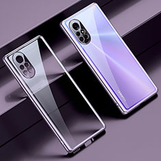 Ultra-thin Transparent TPU Soft Case Cover H06 for Huawei Nova 8 5G Purple