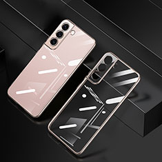 Ultra-thin Transparent TPU Soft Case Cover H06 for Samsung Galaxy S24 5G Rose Gold