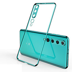 Ultra-thin Transparent TPU Soft Case Cover H06 for Xiaomi Mi 10 Green