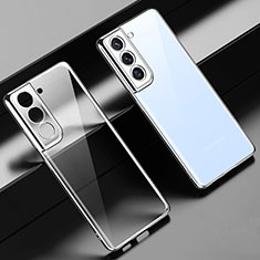 Ultra-thin Transparent TPU Soft Case Cover H08 for Samsung Galaxy S24 5G Silver