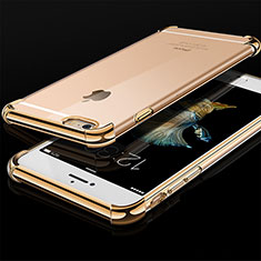 Ultra-thin Transparent TPU Soft Case Cover HC01 for Apple iPhone 6S Gold