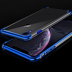 Ultra-thin Transparent TPU Soft Case Cover HC07 for Apple iPhone XR Blue