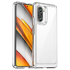 Ultra-thin Transparent TPU Soft Case Cover JS2 for Xiaomi Redmi K40 Pro+ Plus 5G Clear