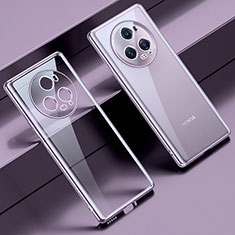 Ultra-thin Transparent TPU Soft Case Cover LD1 for Huawei Honor Magic5 Pro 5G Purple