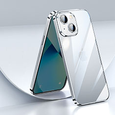 Ultra-thin Transparent TPU Soft Case Cover LD2 for Apple iPhone 13 Silver