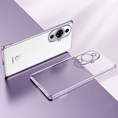 Ultra-thin Transparent TPU Soft Case Cover LD2 for Huawei Nova 11 Purple