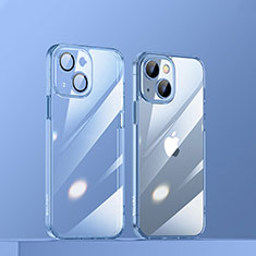 Ultra-thin Transparent TPU Soft Case Cover LD3 for Apple iPhone 13 Blue