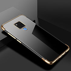 Ultra-thin Transparent TPU Soft Case Cover S01 for Huawei Mate 20 X 5G Gold