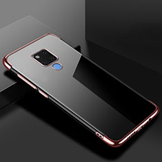 Ultra-thin Transparent TPU Soft Case Cover S01 for Huawei Mate 20 X 5G Rose Gold