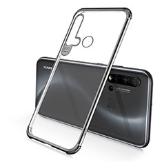 Ultra-thin Transparent TPU Soft Case Cover S01 for Huawei P20 Lite (2019) Black
