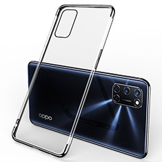 Ultra-thin Transparent TPU Soft Case Cover S01 for Oppo A92 Black