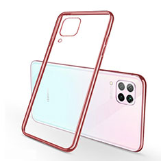 Ultra-thin Transparent TPU Soft Case Cover S02 for Huawei Nova 6 SE Rose Gold