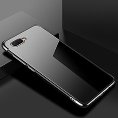 Ultra-thin Transparent TPU Soft Case Cover S02 for Oppo R15X Black