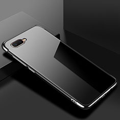 Ultra-thin Transparent TPU Soft Case Cover S02 for Oppo R17 Neo Black
