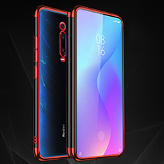 Ultra-thin Transparent TPU Soft Case Cover S02 for Xiaomi Mi 9T Red