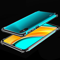 Ultra-thin Transparent TPU Soft Case Cover S02 for Xiaomi Redmi 9i Black