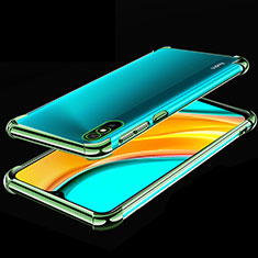 Ultra-thin Transparent TPU Soft Case Cover S02 for Xiaomi Redmi 9i Green