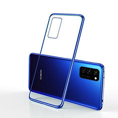 Ultra-thin Transparent TPU Soft Case Cover S03 for Huawei Honor V30 5G Blue