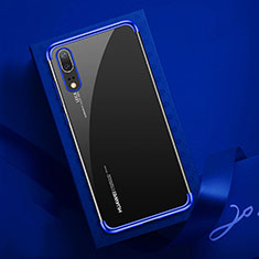Ultra-thin Transparent TPU Soft Case Cover S03 for Huawei P20 Blue