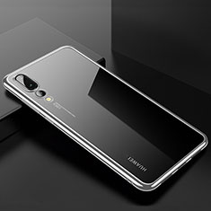 Ultra-thin Transparent TPU Soft Case Cover S03 for Huawei P20 Pro Silver