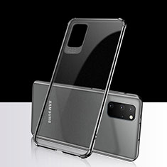 Ultra-thin Transparent TPU Soft Case Cover S03 for Samsung Galaxy S20 Plus Black