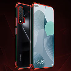 Ultra-thin Transparent TPU Soft Case Cover S05 for Huawei Nova 6 Red