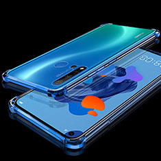 Ultra-thin Transparent TPU Soft Case Cover S05 for Huawei P20 Lite (2019) Blue