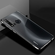 Ultra-thin Transparent TPU Soft Case Cover S07 for Huawei Nova 5i Black