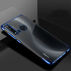 Ultra-thin Transparent TPU Soft Case Cover S07 for Huawei Nova 5i Blue