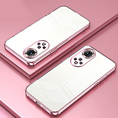 Ultra-thin Transparent TPU Soft Case Cover SY1 for Huawei Honor 50 Pro 5G Rose Gold