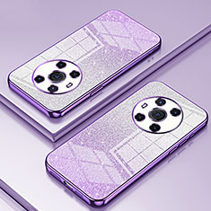 Ultra-thin Transparent TPU Soft Case Cover SY1 for Huawei Honor Magic3 5G Purple