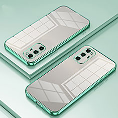 Ultra-thin Transparent TPU Soft Case Cover SY1 for Huawei Honor V30 Pro 5G Green