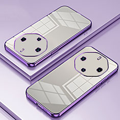 Ultra-thin Transparent TPU Soft Case Cover SY1 for Huawei Mate 60 RS Ultimate Purple