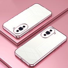 Ultra-thin Transparent TPU Soft Case Cover SY1 for Huawei Nova 10 Pro Rose Gold