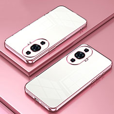 Ultra-thin Transparent TPU Soft Case Cover SY1 for Huawei Nova 11 Rose Gold