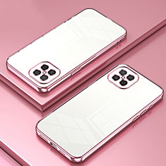 Ultra-thin Transparent TPU Soft Case Cover SY1 for Huawei Nova 8 SE 4G Rose Gold