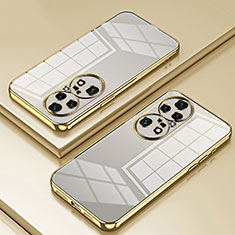 Ultra-thin Transparent TPU Soft Case Cover SY1 for Huawei P50 Pro Gold