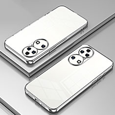 Ultra-thin Transparent TPU Soft Case Cover SY1 for Huawei P50 Silver