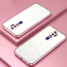 Ultra-thin Transparent TPU Soft Case Cover SY1 for Oppo A11X Rose Gold