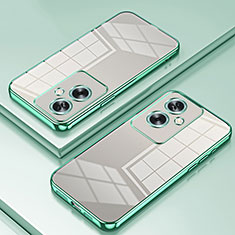 Ultra-thin Transparent TPU Soft Case Cover SY1 for Oppo A2 5G Green