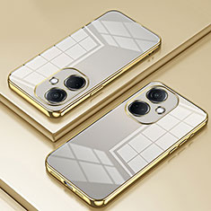 Ultra-thin Transparent TPU Soft Case Cover SY1 for Oppo K11 5G Gold